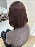 地毛風ストレートボブ
