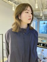 スニュウ(snuw)&nbsp;似合わせカットボブ小顔カットココアブラウンミルクティカラー