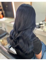 ブレンド 渋谷(BLend)&nbsp;縮毛矯正.レイヤーカット.ブルーブラック.髪質改善. 黒髪