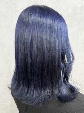 アン ブリーチ 大宮駅東口店(UN BLEACH) ブリーチ１～2回☆ネイビーブルー