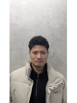 クロムトウキョウ ザ バーバー ネオン 新宿店(CHROM TOKYO the Barber ne/on)&nbsp;アイロンパーマ×カット