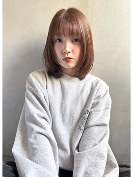 ロゼ 鳳(ROSE) 【ROSE】ボブ＿顔まわりレイヤーカット＿前髪ボブ