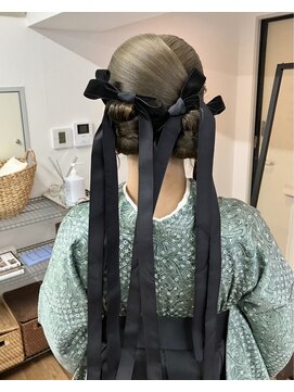 オウン(AUN) 卒業式ヘアセット