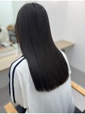 ロング美髪顔周りレイヤー韓国ヘアくびれヘア_momo0007