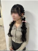 編みおろしツイン