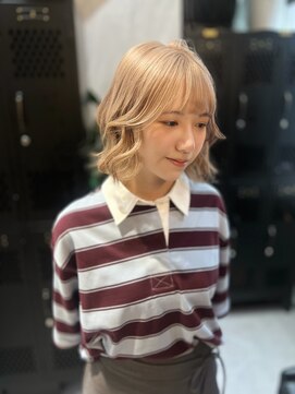 ヴァイス 渋谷店(VAICE) ハイトーンベージュ/ブリーチ2回～◎/推しカラー