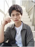 黒髪スパイキーショートアップバンクスーツ社会人20代30代
