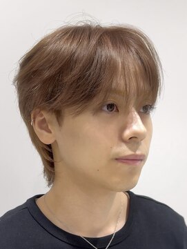 ノラキチジョウジ(NORA KICHIJOJI) メンズシースルーマッシュケアブリーチハイトーンフェザーパーマ