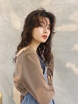 ヒュージ 表参道(huge)&nbsp;パーマ/くるくるパーマ/暗めカラー