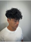 【MEN’S HAIR/サーフカール/刈り上げセンターパート/千葉】