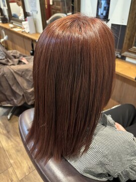 リアン(ReAN) 縮毛矯正×ピンクブラウン