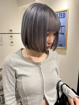 デザインカラー/パープル/ボブ