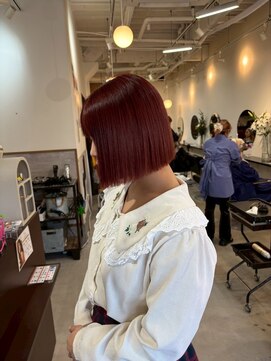 ラック 津田沼(LUCK) レッドブラウンbob