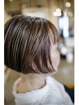 リサリサ(LISA LISA)&nbsp;丸みボブ＋ブレンディンカラー