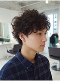 メンズ/サーフカール/マッシュショート