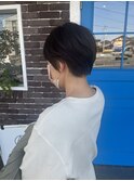 ハイトーンベージュボブ似合わせカット