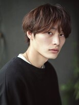 ソウル 福山駅前店(SOUL.)&nbsp;ブラウンカラー フェザーパーマ 韓国ヘア ニュアンスパーマ