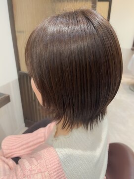スカイレビュー(SKY Re beau) クビレボブ 大人ショート グレージュ