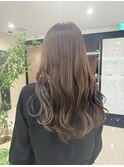 アッシュベージュ/透明感カラー/イヤリングカラー