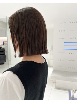 レイズ 国分寺店(RAYS) ヘイリーボブ・切りっぱなしボブ・暗髪・ダークカラー[国分寺]