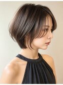長さのある大人美人ショート/20代30代40代/ショートヘア