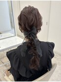 ふわふわあみおろしヘアセット