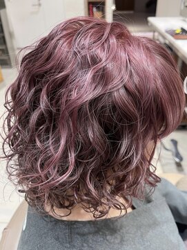 ピークアブー アヴェダ ギンザシックス(PEEK-A-BOO AVEDA GINZASIX) 【ラベンダーピンク】グレーヘア ピンクヘア ◆