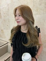 ドクターズサロン レラパール ニュアンスカラー/アッシュベージュ/ウェーブロング/小顔/透明感