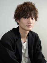 メンズサロンオー 宮崎(Men's salon O.) ブラウンカラー ニュアンスパーマ フェザーパーマ 20代