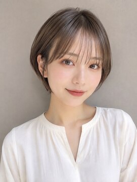 ベル 新宿(Belle) ショートボブレイヤーウルフハンサムショートシースルーバング