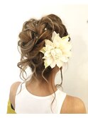 アップスタイル☆お花アクセ
