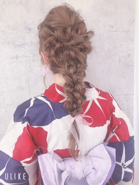 アイビー(Ivy) 編みおろし　ヘアアレンジ