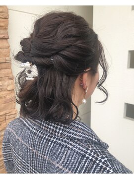 グリッター(Gritter) 簡単ハーフアップ