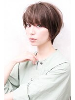 シトロン ブラン(CITRON blanc)&nbsp;大人女子　ひし形ショート　ココアブラウン　ショート