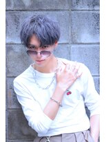 【フォルテ 飯塚裕士】グレーパープルスパイラルマッシュ