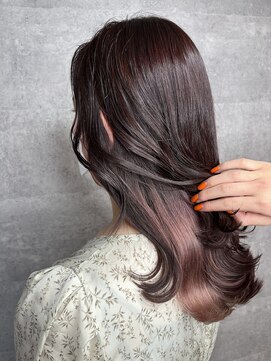 ジェームス(Jyym's) インナーカラーピンクアッシュ