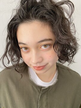 ソイリウム 下北沢(soi rium) ランダムなカールが可愛いボブパーマ