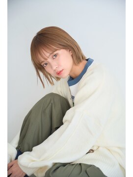 リトル 千葉(little) 切りっぱなし結べるボブ