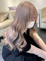 ベレーザ 渋谷(BELEZA)&nbsp;4968ニュアンスカラー艶髪ハイトーンシルキーベージュ韓国波巻き