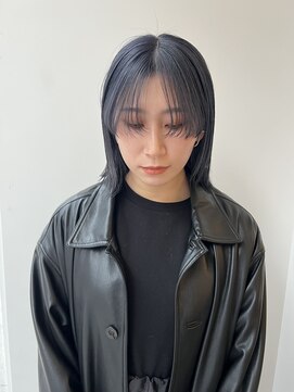 ライク ベター(like better) moss blue / side bang lob