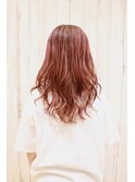 切りっぱなしボブ/美髪/ピンクブラウン[ハイライト/浦和]