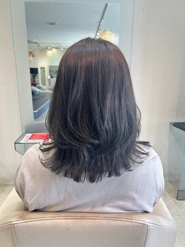 カイム ヘアー(Keim hair) 透明感カラー/グレージュ/ブルージュ/くすみカラー/夏/ミディ