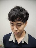 くせ毛風シークレットパーマ