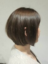 ミドル(MIDDLE)&nbsp;前下がりボブ/白髪染め/ショートカット/府中/夜間