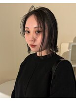 ロールアップスリーブス(ROLL UP SLEEVES)&nbsp;ボブカット／　ダークグレー