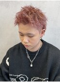 ブリーチ2回で出来るピンクカラー