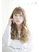 アウラ(Aula by marbles)&nbsp;くすみベージュ/ハイトーン/ゆるふわ巻き[横浜]