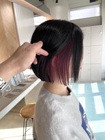 エイト 沖縄豊崎店(EIGHT toyosaki)&nbsp;【EIGHT 豊崎】お客様スタイル_インナーピンクバイオレット