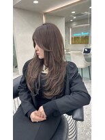 ロンド レア 天神大名店(Lond Le’a)&nbsp;ホワイトブロンド/外ハネボブ /ワイドバング/ブルーブラック