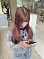 ローレンアオ(LOREN AO)&nbsp;【LOREN AO】ピンクベージュ/ペールピンク/レイヤーカット